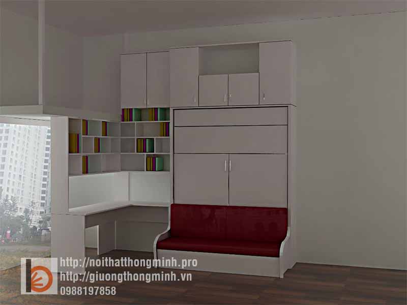 giường thông minh kết hợp sofa