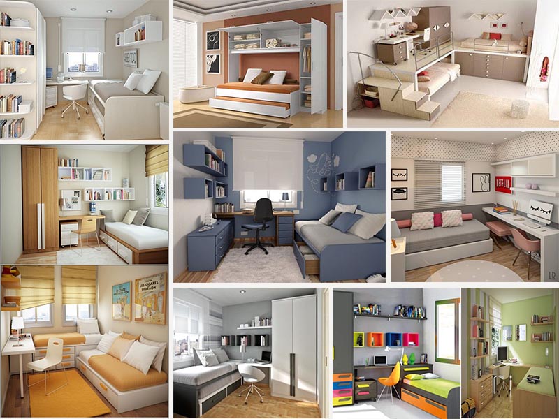 Phòng nhỏ 10m2 vẫn tiện nghi nhờ nội thất thông minh noi that phong ngu thong minh 15