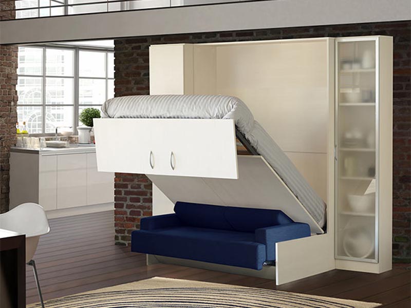 Giường thông minh kết hợp sofa sang trọng cho phòng khách giuong gap thong minh 772