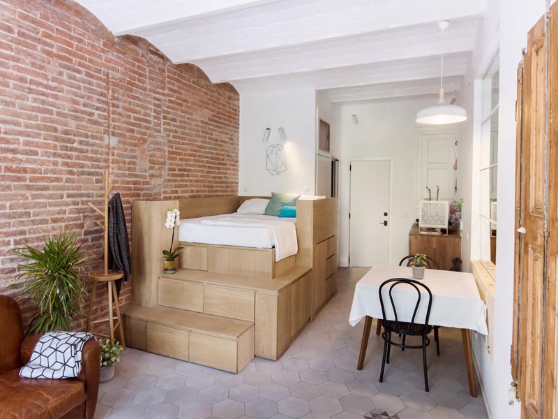 Biến căn hộ 25m2 thành một ngôi nhà tiện nghi bằng nội thất thông minh noi that thong minh can ho 25m2