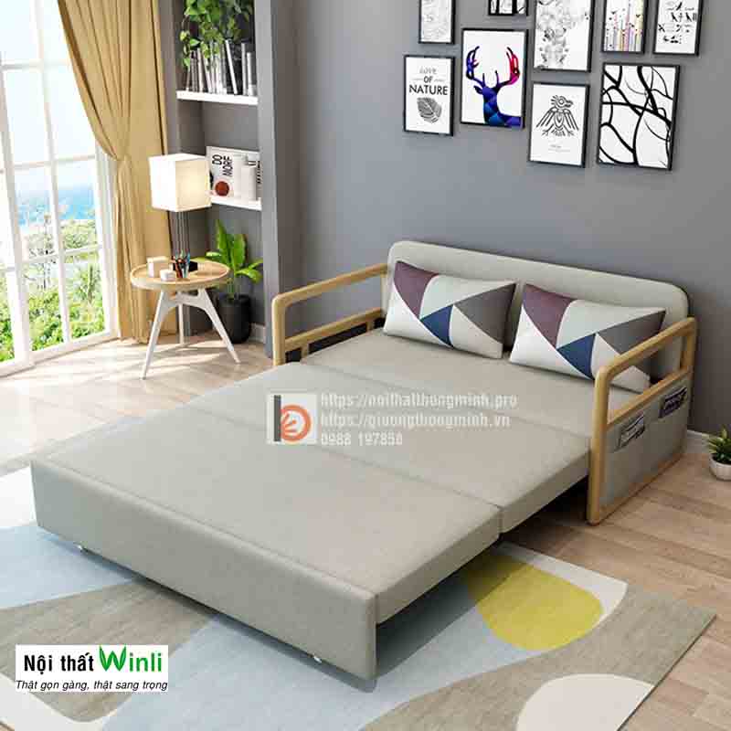sofa giường nan sắt sofa giường nan sắt