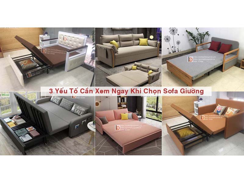 3 Yếu Tố Cần Xem Ngay Trước Khi Mua Sofa Giường Thông Minh