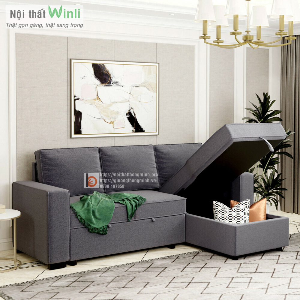 sofa giường chữ L4 sofa giường chữ L4