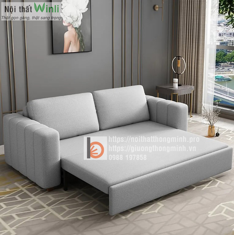 sofa giường thông minh bọc nỉ-TB-1 sofa giường thông minh bọc nỉ TB 1
