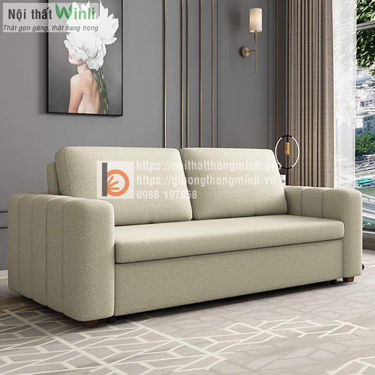 sofa giường thông minh bọc nỉ-TB-5 sofa giường thông minh bọc nỉ TB 5
