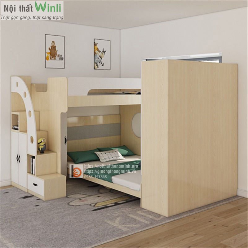 giường tầng gỗ CN cho bé giường tầng gỗ CN cho bé