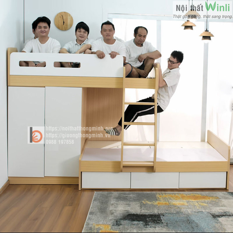 giường tầng gỗ công nghiệp cho bé3 giường tầng gỗ công nghiệp cho bé3