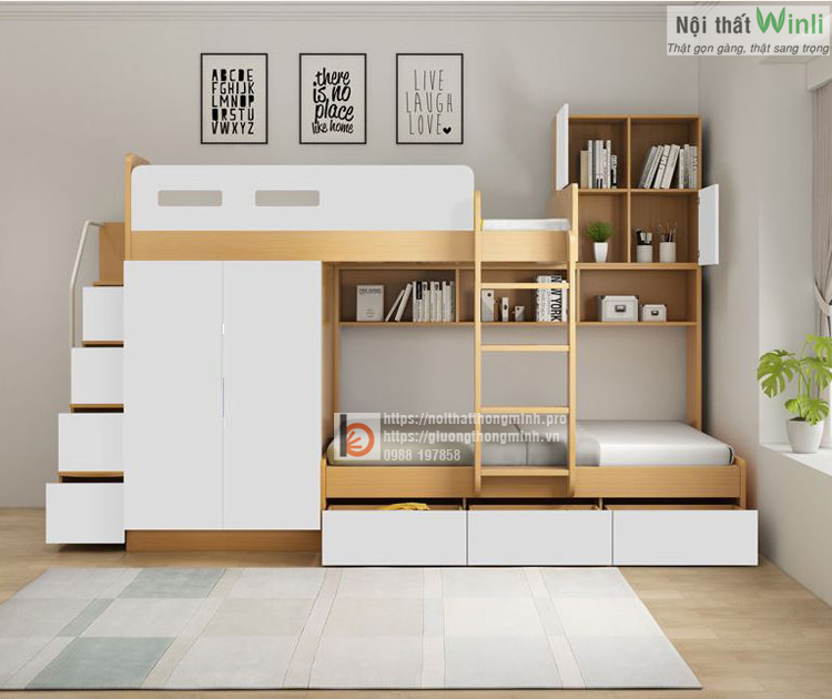 giường tầng gỗ công nghiệp cho bé4 giường tầng gỗ công nghiệp cho bé4